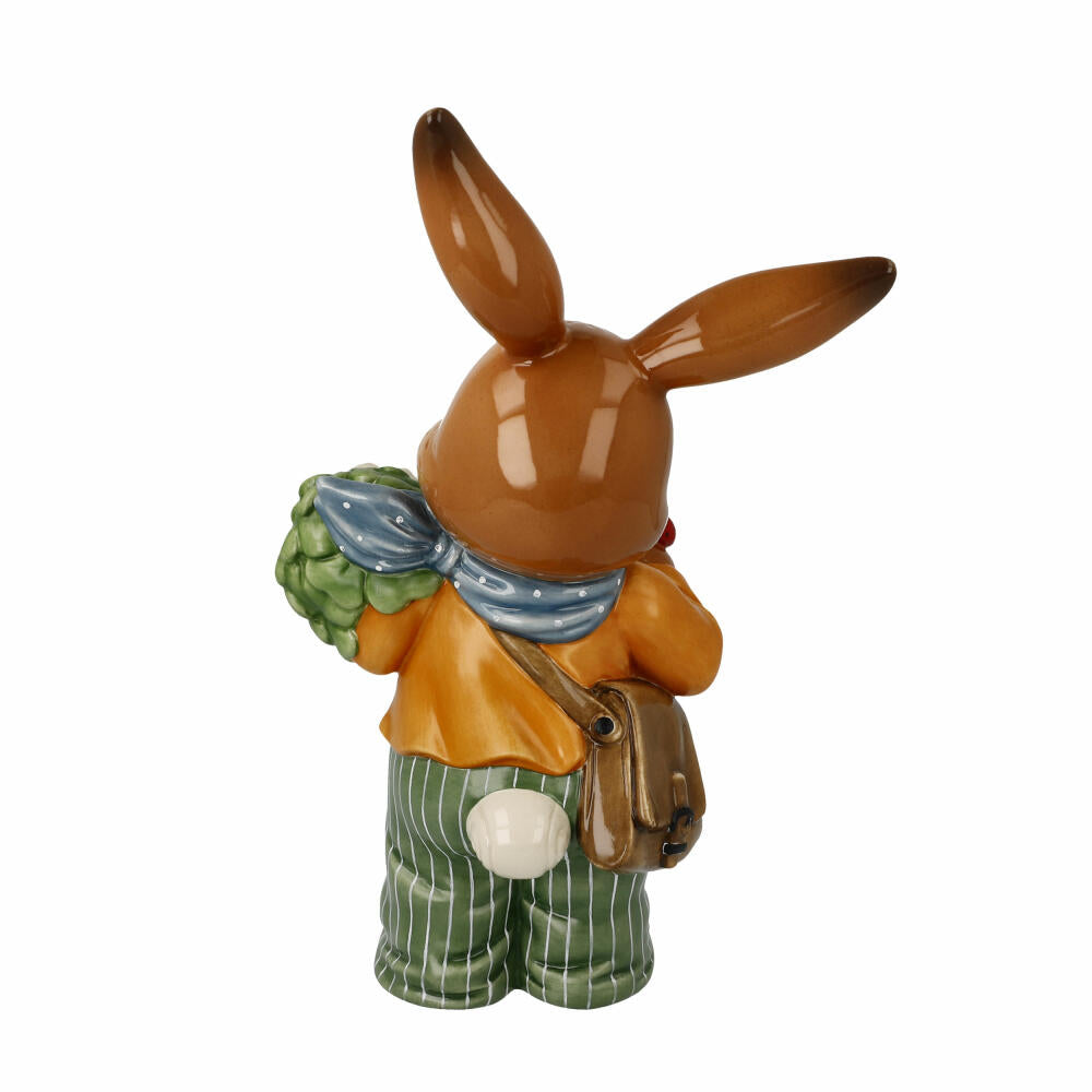 Goebel Figurine Rabbit - With good wishes, Easter, Stoneware, Colorful, 24 cm, 66845641