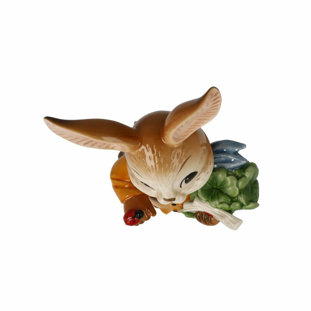 Goebel Figurine Rabbit - With good wishes, Easter, Stoneware, Colorful, 24 cm, 66845641