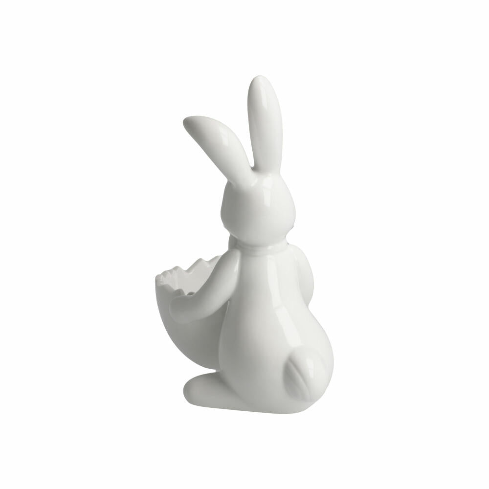 Goebel Figurine Rabbit with Bowl Snow White - Sweet Boy, Porcelain, Colorful, 16 cm, 66845921