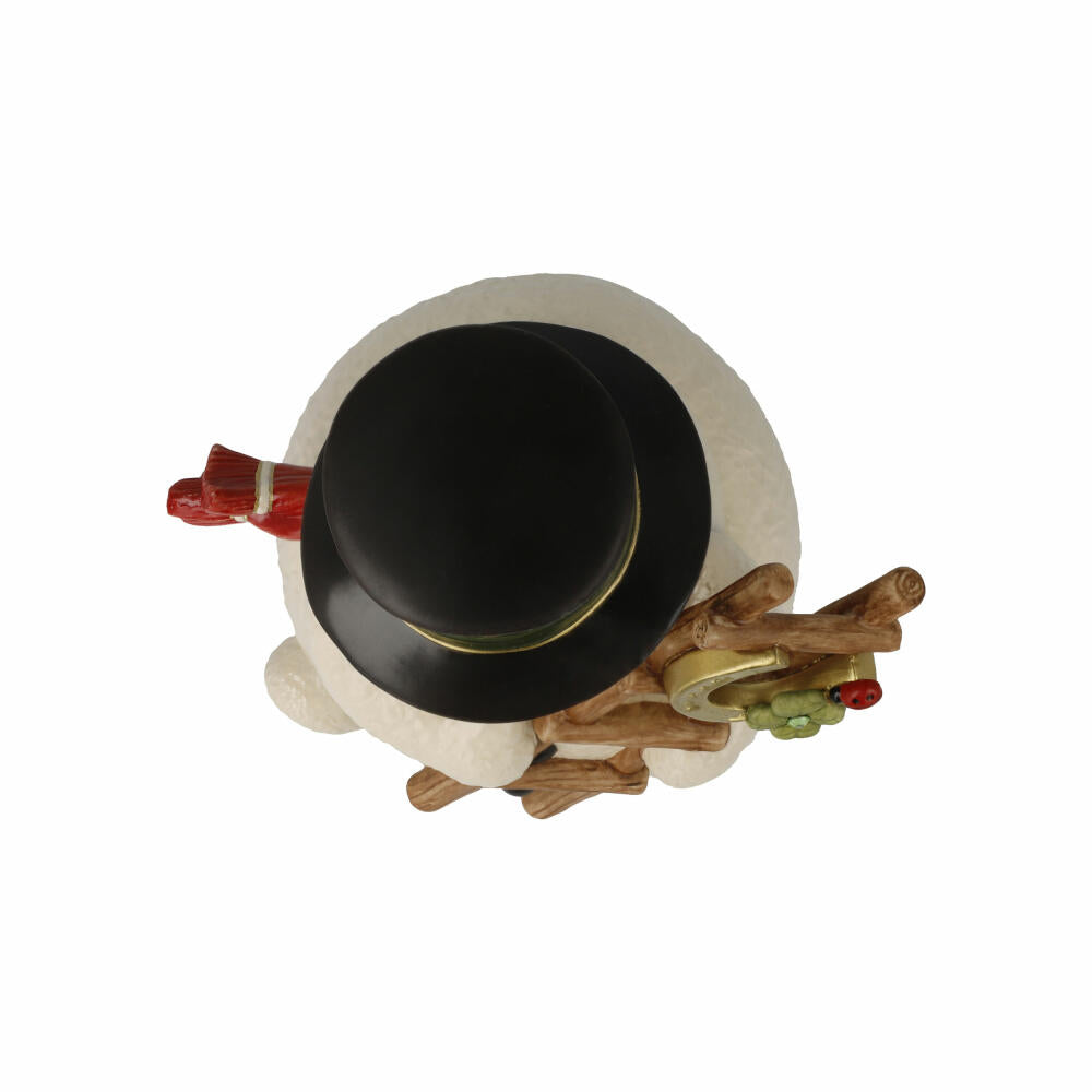 Goebel Figur Geselle des Glücks, Schneemann, Steingut, Bunt, Limited Edition, 22.5 cm, 66704531
