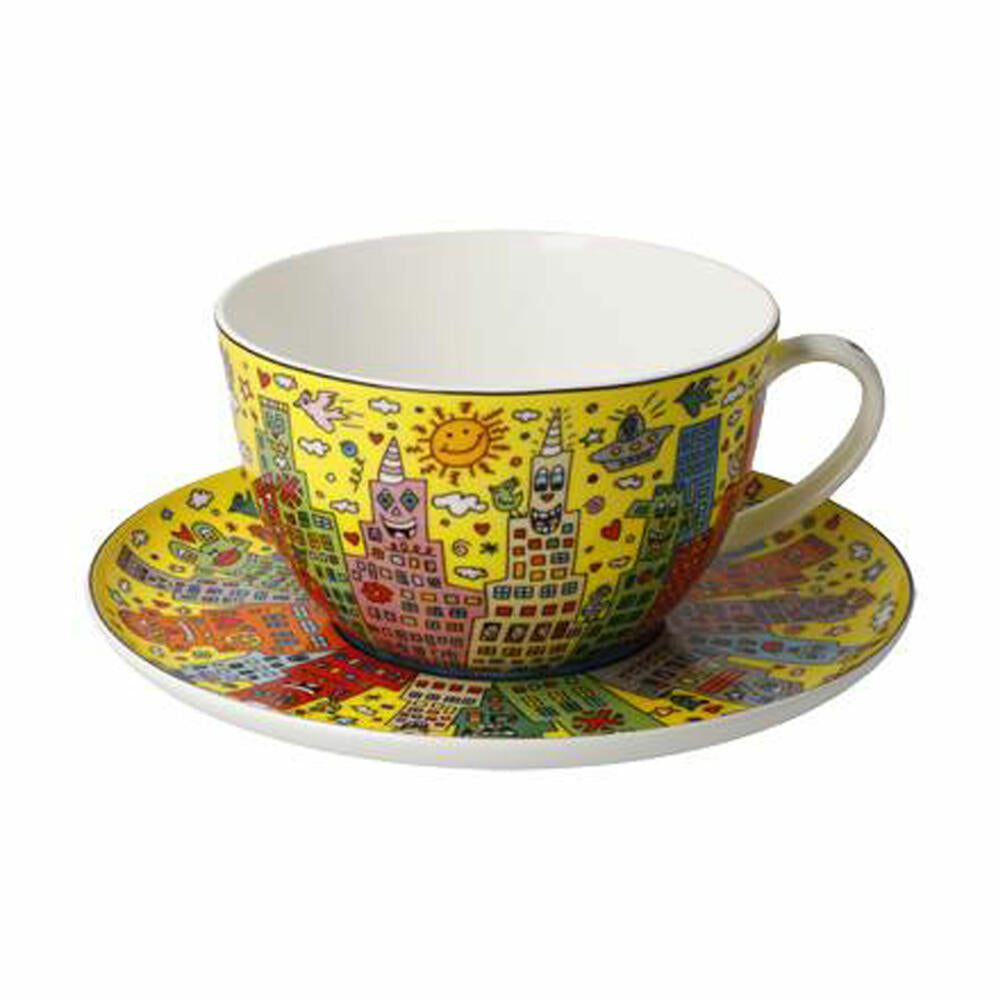 Goebel Milk Coffee Cup James Rizzi - My New York City Sunset, Cup, Coffee Cup, Tea Cup, Fine Bone China, 26103311