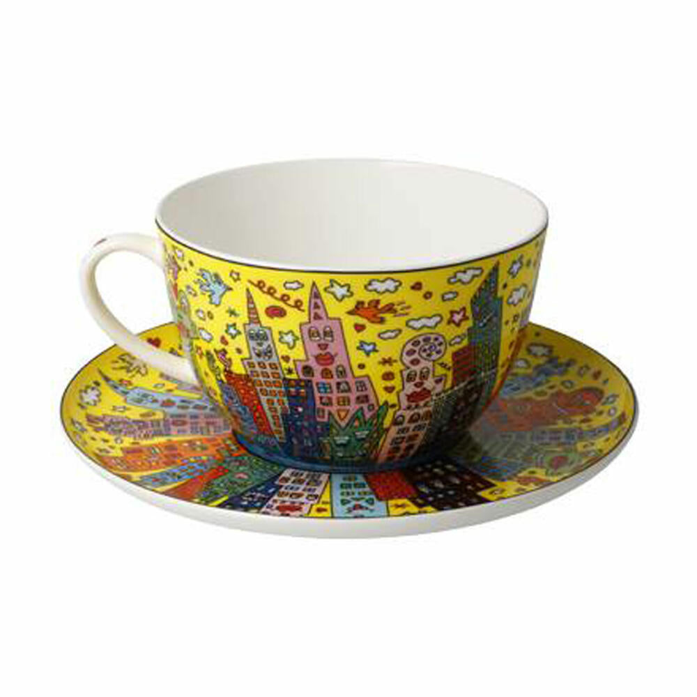Goebel Milk Coffee Cup James Rizzi - My New York City Sunset, Cup, Coffee Cup, Tea Cup, Fine Bone China, 26103311