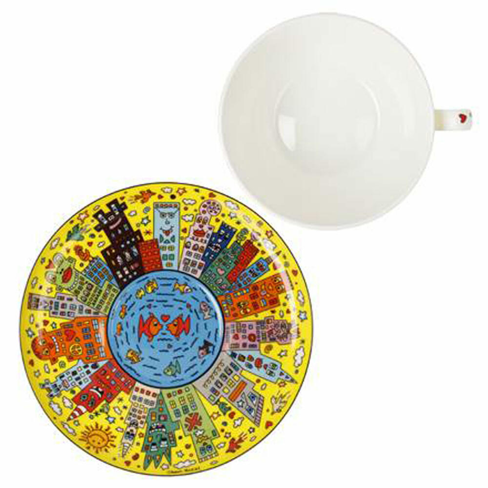 Goebel Milk Coffee Cup James Rizzi - My New York City Sunset, Cup, Coffee Cup, Tea Cup, Fine Bone China, 26103311
