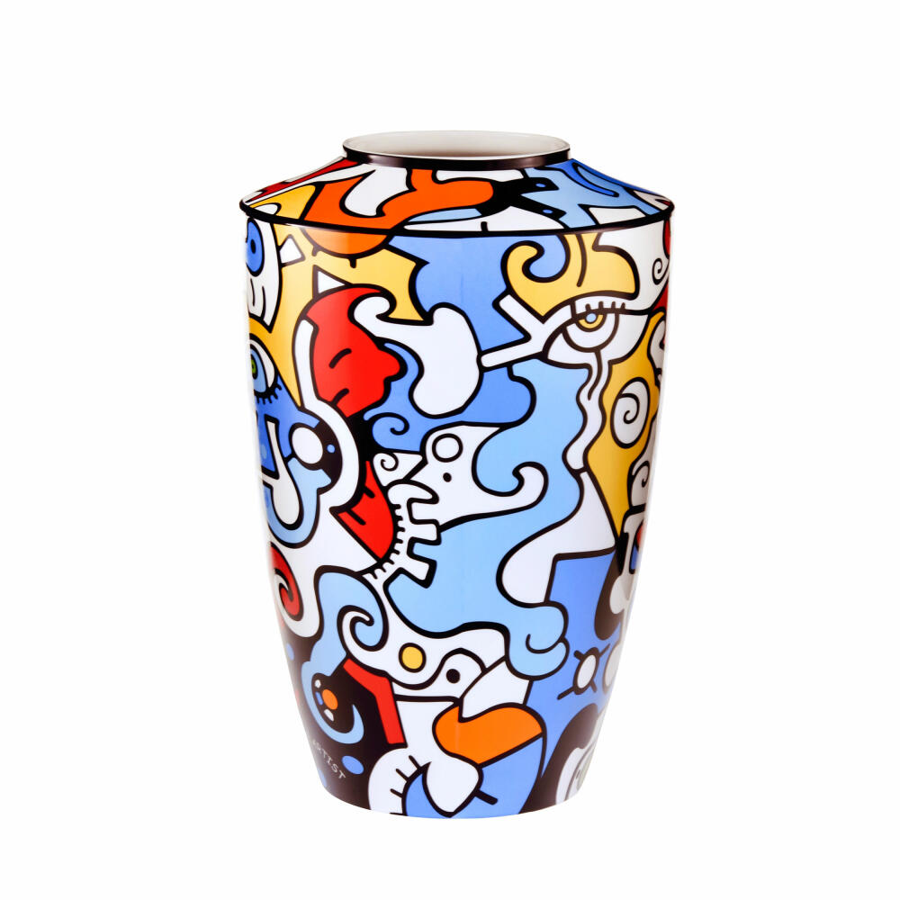 Goebel Vase Billy the Artist -Evolution of love I, Pop Art, Porzellan, Bunt, 42 cm, 67080791