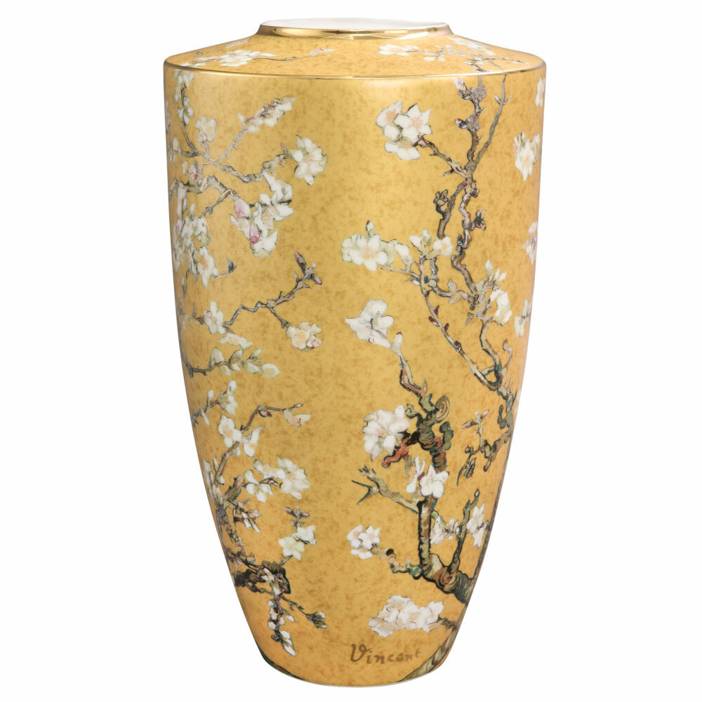 Goebel Vase Van Gogh - Mandelbaum Gold, Artis Orbis, Dekovase, Porzellan, Bunt, 55 cm, 67062651