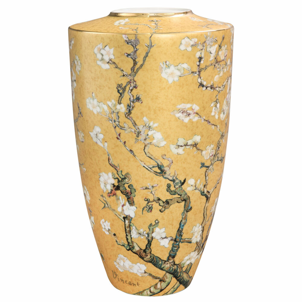 Goebel Vase Van Gogh - Mandelbaum Gold, Artis Orbis, Dekovase, Porzellan, Bunt, 55 cm, 67062651