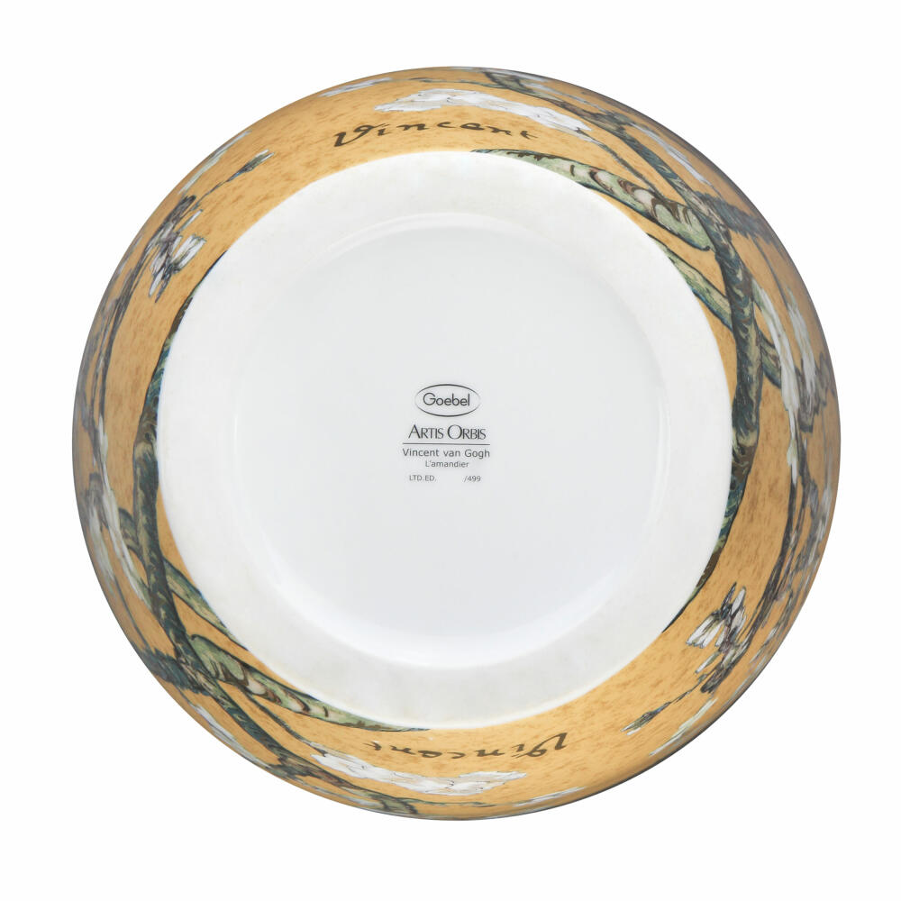 Goebel Vase Van Gogh - Mandelbaum Gold, Artis Orbis, Dekovase, Porzellan, Bunt, 55 cm, 67062651