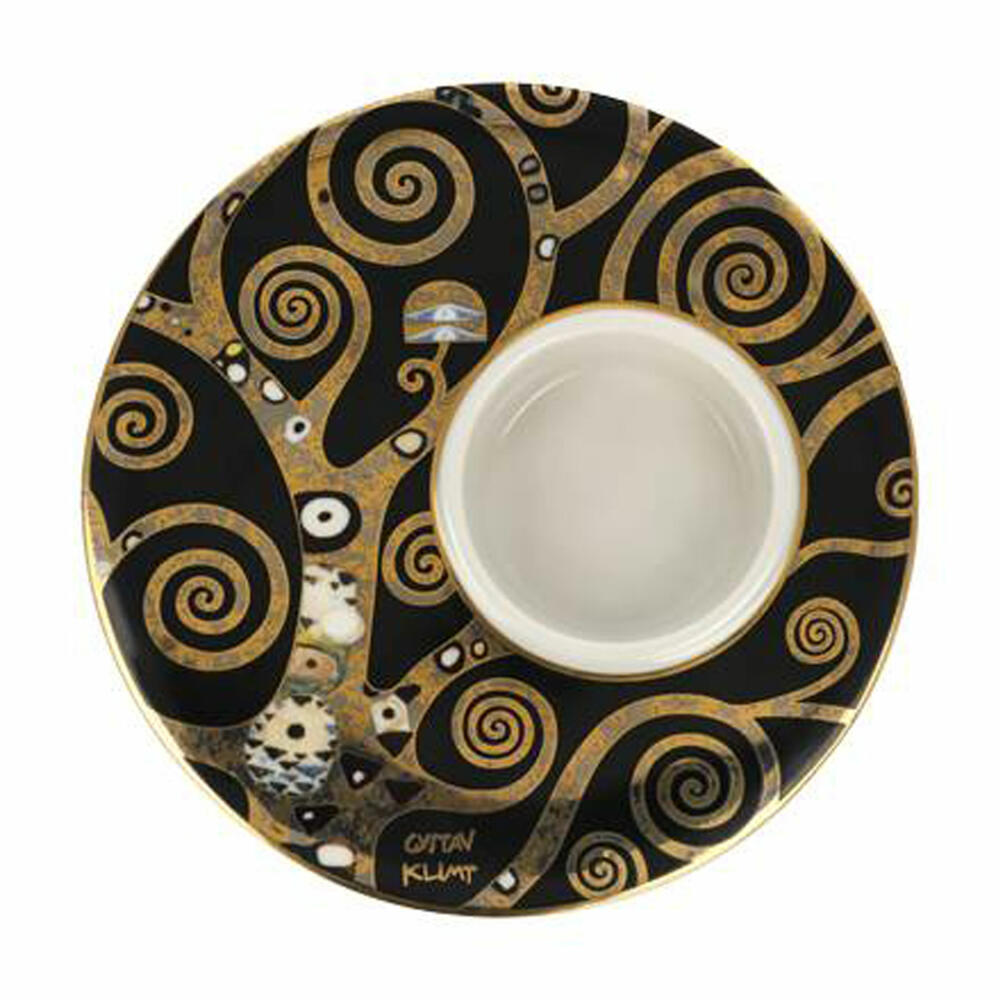 Goebel Candle Holder Gustav Klimt - The Tree of Life, Tealight Holder, Porcelain, 67062761