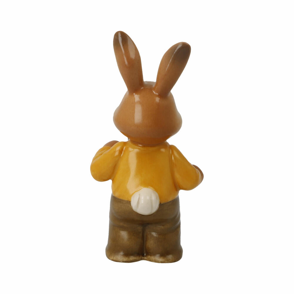 Goebel Figur Hase Herziger Trommler, Osterhase, Steingut, Bunt, 8 cm, 66845971