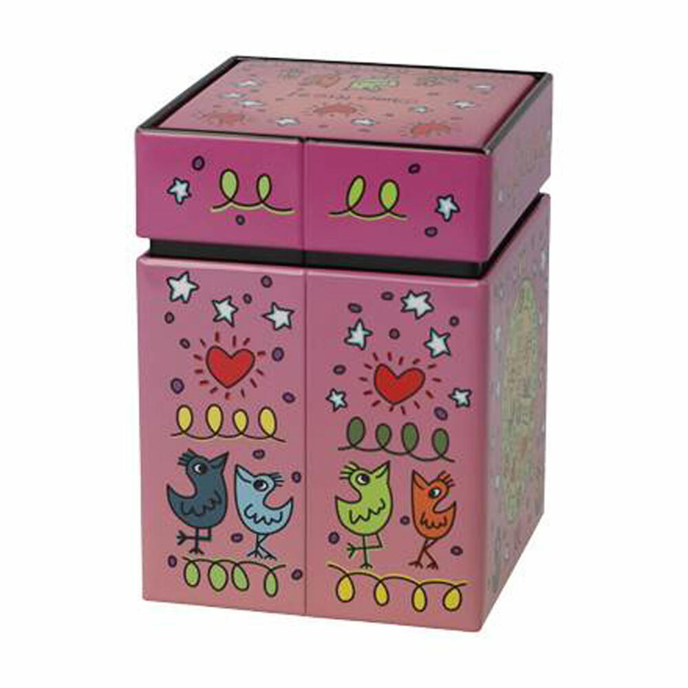 Goebel Tea Tin James Rizzi - Peace of Love, Storage Tin, Tea Tin, Metal, 26103421