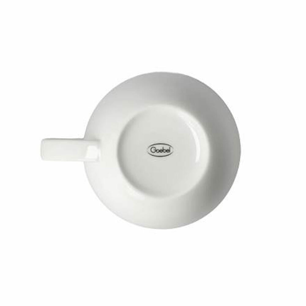 Goebel tea/cappuccino cup Kaiser, coffee cup, milk coffee cup, fine bone china, antique white, 14005581