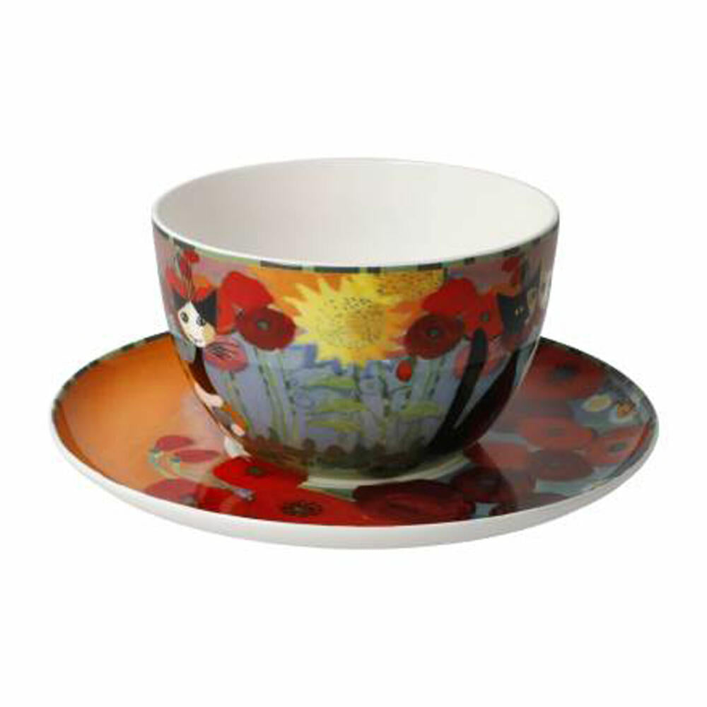 Goebel Milchkaffeetasse Rosina Wachtmeister - Lestate in giardino, Tasse, Kaffeetasse, Teetasse, Fine Bone China, 66852911