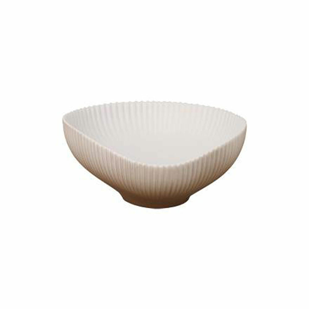 Goebel Bowl Studio 8 - Raindrop Powder, Bowl, Decorative Bowl, Decoration, Biscuit Porcelain, Sand, 26600051