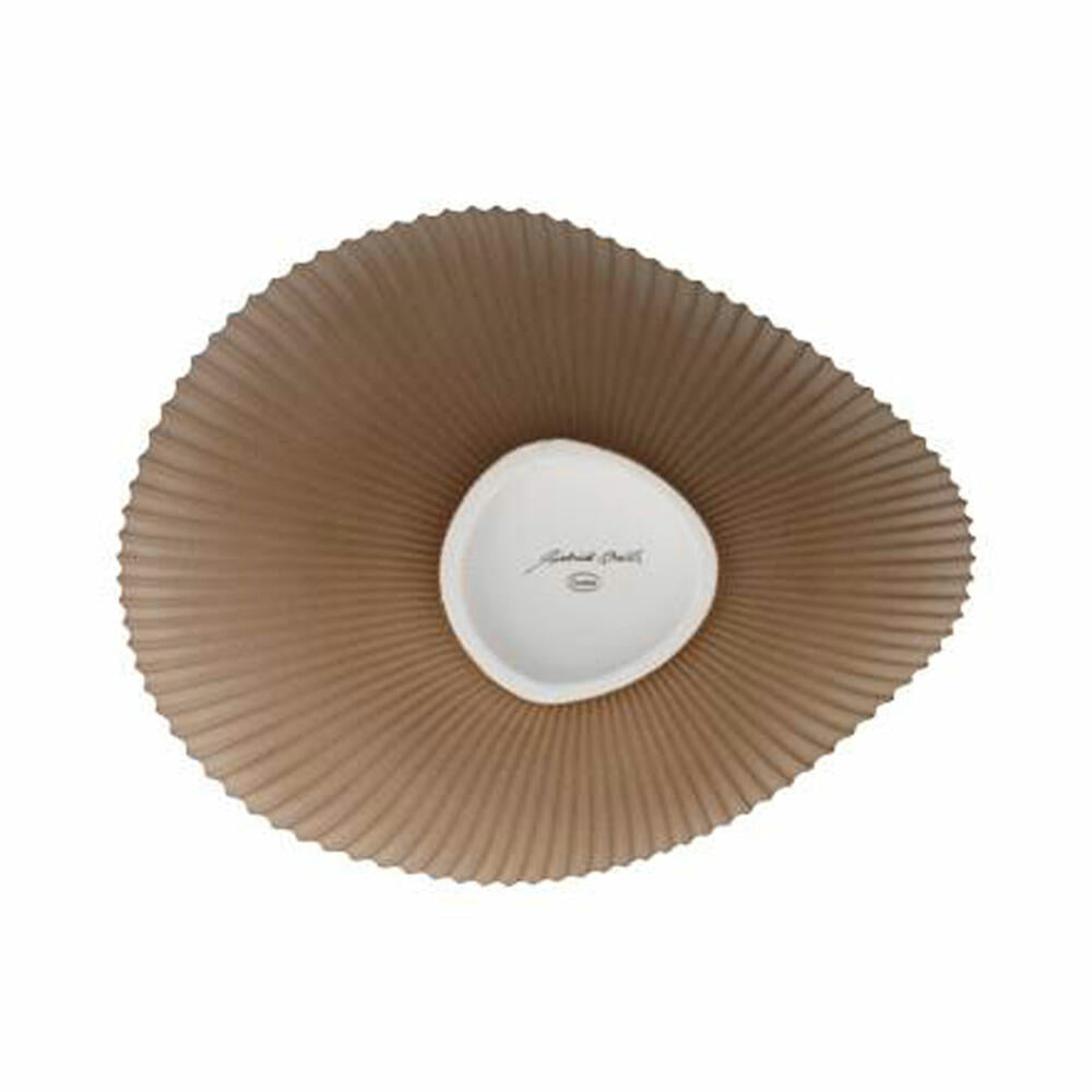 Goebel Bowl Studio 8 - Raindrop Powder, Bowl, Decorative Bowl, Decoration, Biscuit Porcelain, Sand, 26600051