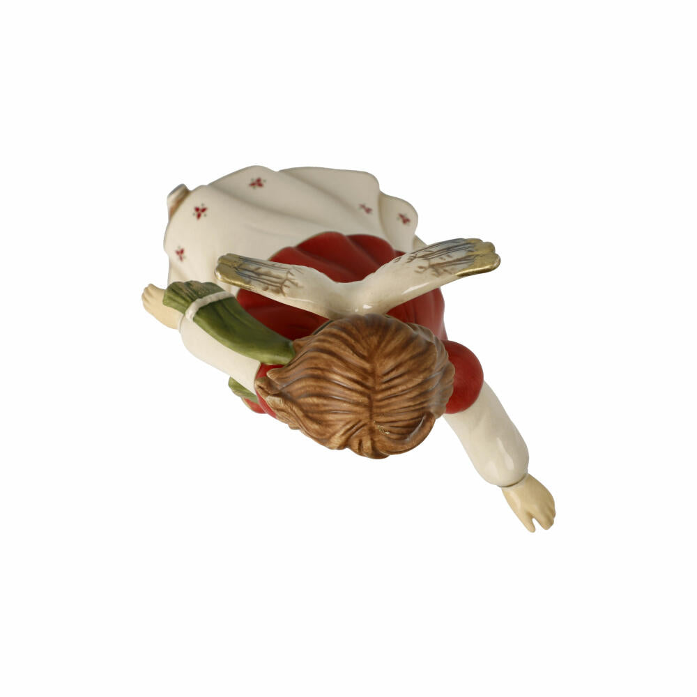 Goebel Engel Auf dem Eis, Dekofigur, Steingut, Bunt, 15.5 cm, 66704591