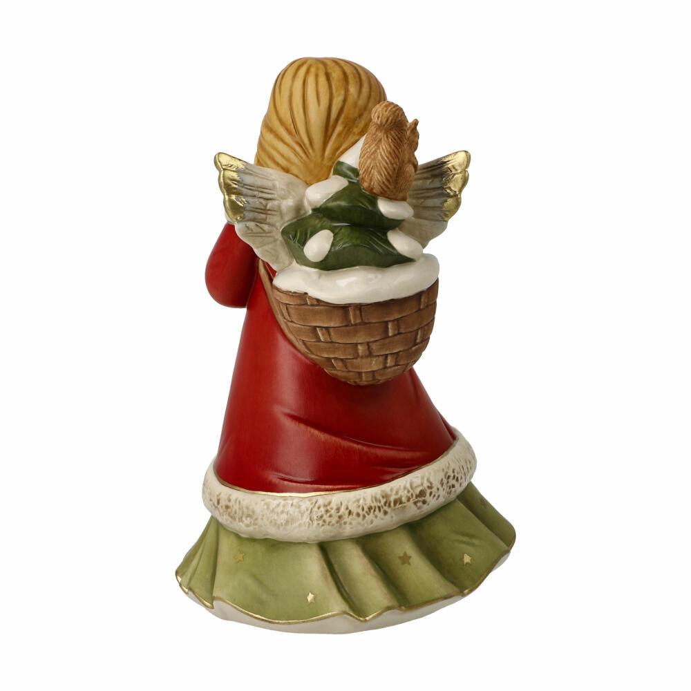 Goebel Engel Waldspaziergang mit Musikwerk, Dekofigur, Steingut, Bunt, 15 cm, 66704601