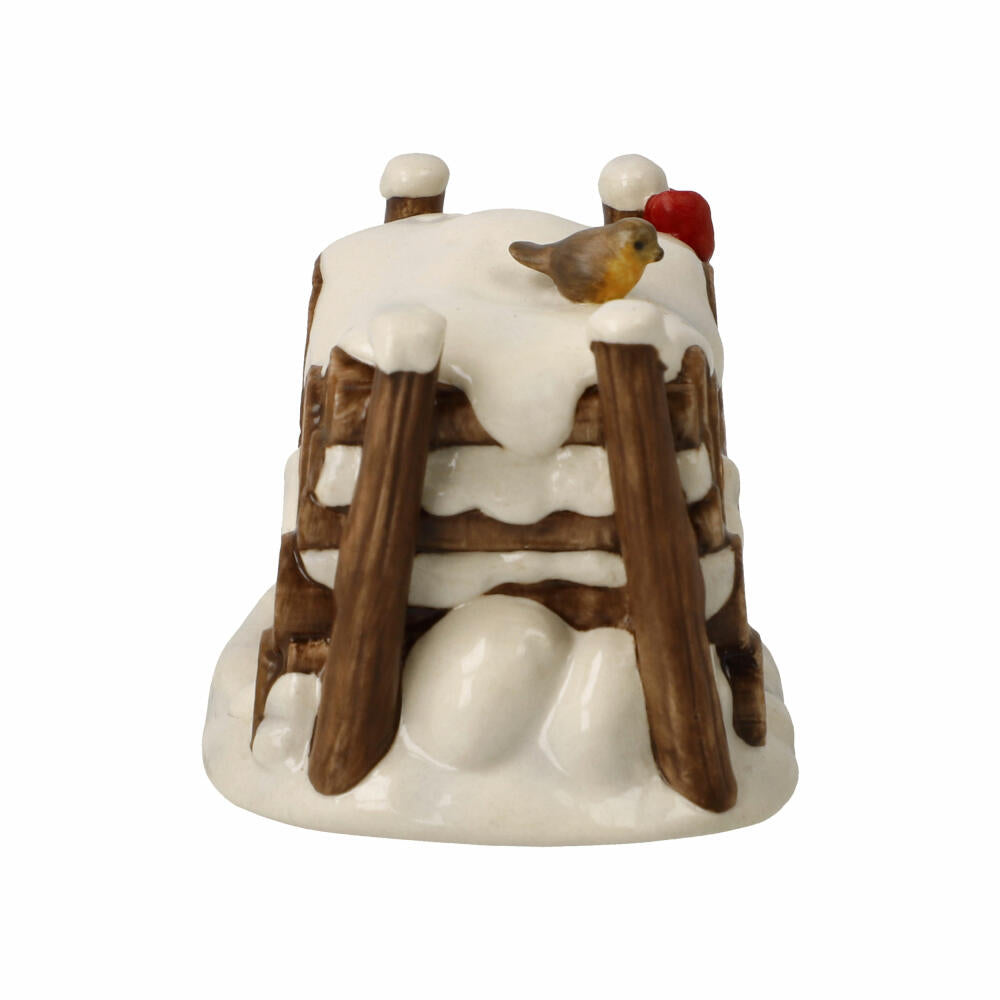 Goebel Figurine Winter Woodpile, Stoneware, Colorful, 5.5 cm, 66704641