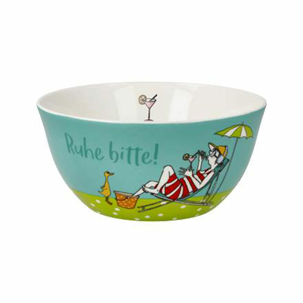 Goebel Bowl Freundlieb -Quiet Please!, Bowl, Decorative Bowl, Decoration, Fine Bone China, 27001411