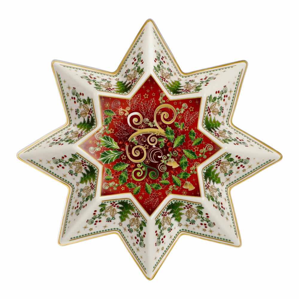 Goebel Bowl Palais Royal - Stellar, Christmas motif, Porcelain, Colorful, 25 x 25 cm, 51001651
