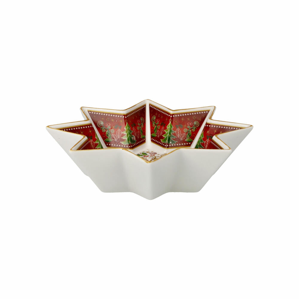 Goebel Bowl Palais Royal - Stellar, Christmas motif, Porcelain, Colorful, 17 x 17 cm, 51001661