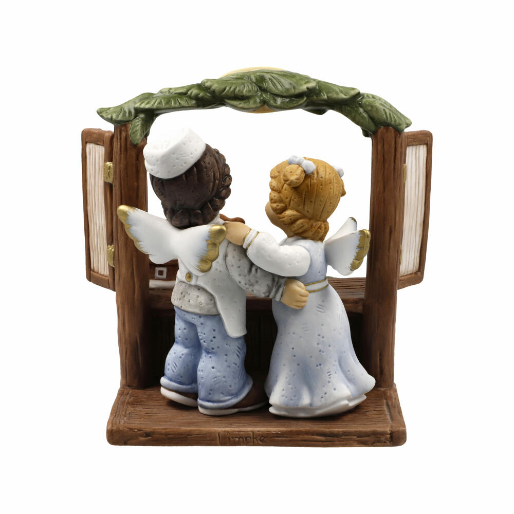 Goebel Angel Fun in the Bakery, Biscuit Porcelain, Colorful, Limited Edition, 14 cm, 11751121
