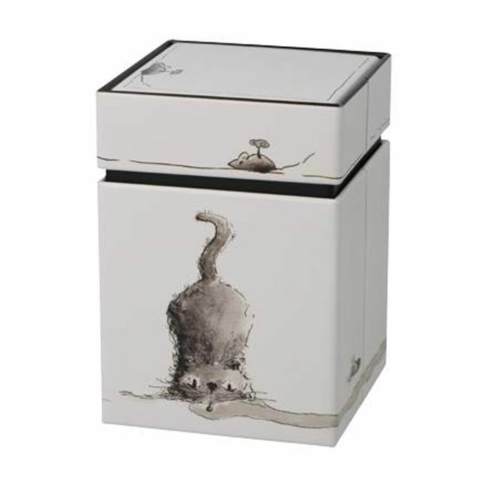 Goebel tea tin Peter Schnellhardt - Cat Gang, storage tin, tea tin, metal, 26500411