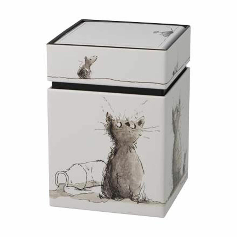 Goebel tea tin Peter Schnellhardt - Cat Gang, storage tin, tea tin, metal, 26500411