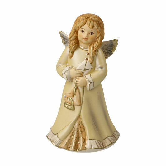 Goebel Dekofigur Engel Liebevoller Gruß, Steingut, Champagner, 15.5 cm, 41683071