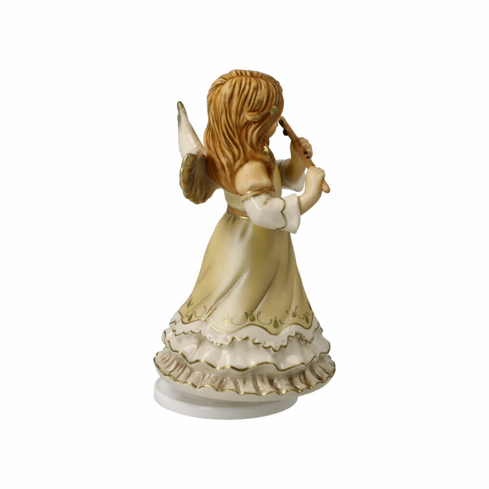Goebel Angel Silent Night with musical mechanism, decorative figure, stoneware, champagne, 16.5 cm, 41685071