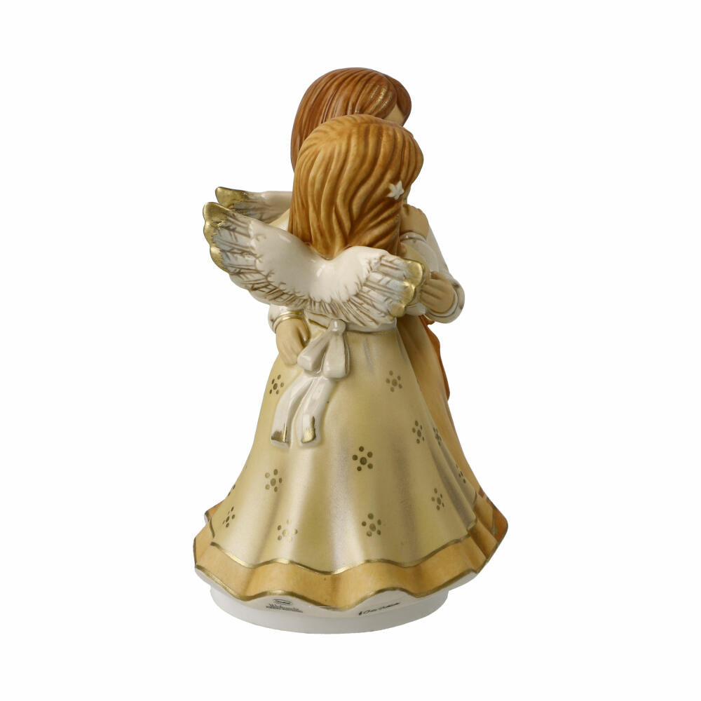 Goebel Angel Merry Christmas, with musical mechanism, stoneware, champagne, 16 cm, 41686071