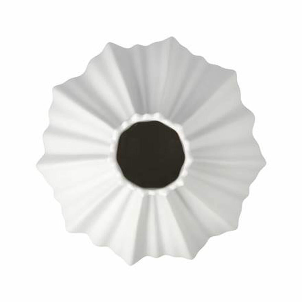 Goebel Vase Bahar, flower vase, decorative vase, bisque porcelain, bisque white, H 18 cm, 14005701