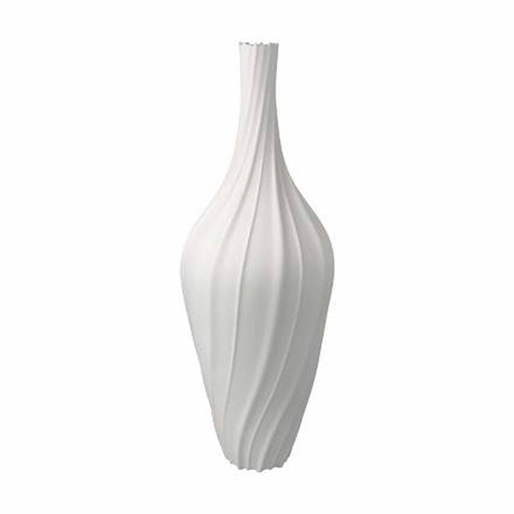 Goebel Vase Bahar, flower vase, decorative vase, bisque porcelain, bisque white, H 31 cm, 14005721
