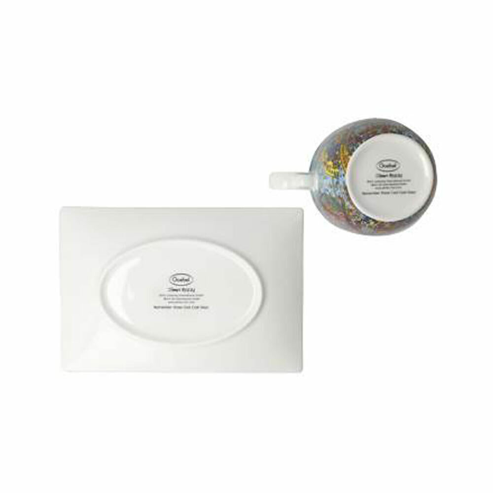 Goebel Artist Cup with Saucer Rizzi - Remember those Cool Coal Days, Cup, Coffee Cup, Tea Cup, Fine Bone China, 26103441