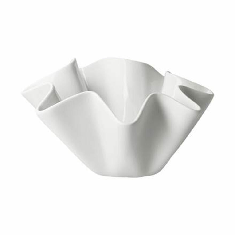 Goebel Vase Valentina, flower vase, decorative vase, biscuit porcelain, white, H 13.5 cm, 14005731