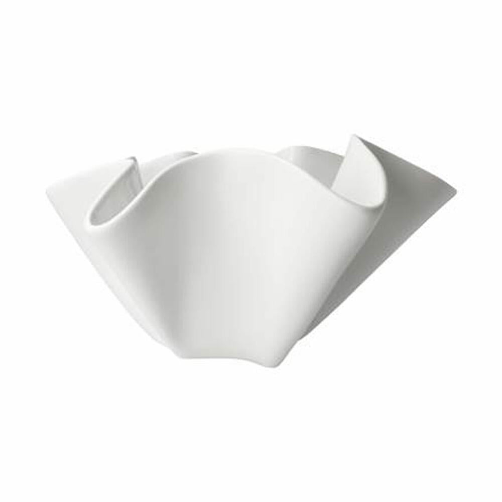 Goebel Vase Valentina, flower vase, decorative vase, biscuit porcelain, white, H 13.5 cm, 14005731