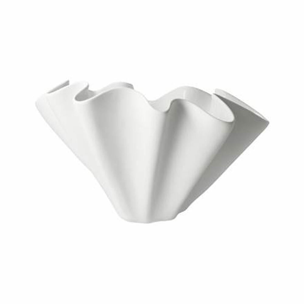 Goebel Vase Valentina, flower vase, decorative vase, biscuit porcelain, white, H 19.5 cm, 14005741