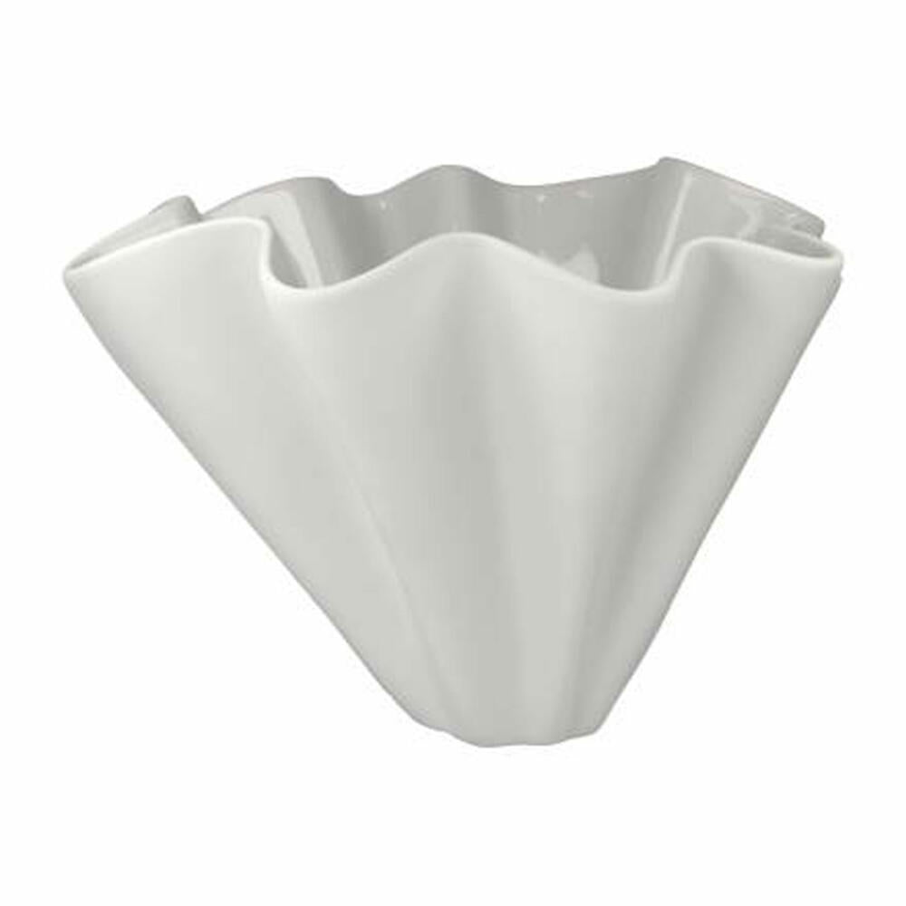 Goebel Vase Valentina, flower vase, decorative vase, biscuit porcelain, white, H 23 cm, 14005751