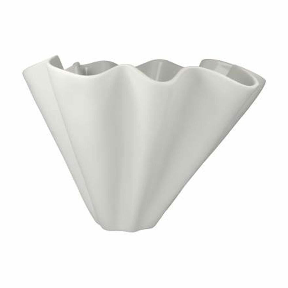 Goebel Vase Valentina, flower vase, decorative vase, biscuit porcelain, white, H 23 cm, 14005751
