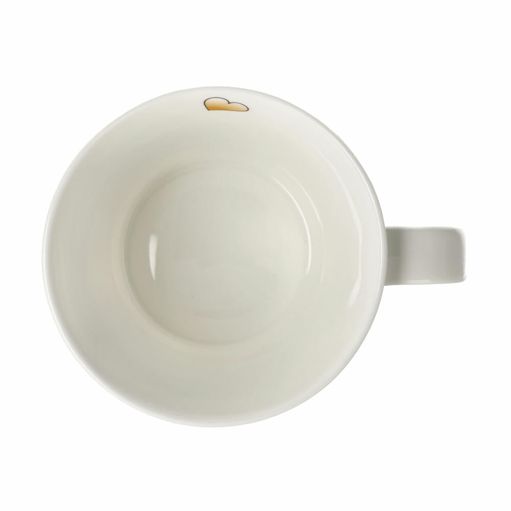 Goebel Coffee-/Tea Mug Der kleine Yogi - Danke, Fine Bone China, Bunt, 350 ml, 54103211