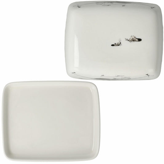 Goebel Dose Mittagspäuschen, Fine Bone China, Bunt, 14 x 11.5 cm, 26500421