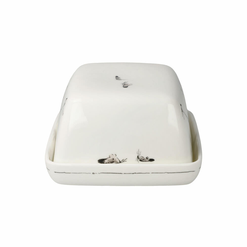 Goebel Dose Mittagspäuschen, Fine Bone China, Bunt, 14 x 11.5 cm, 26500421