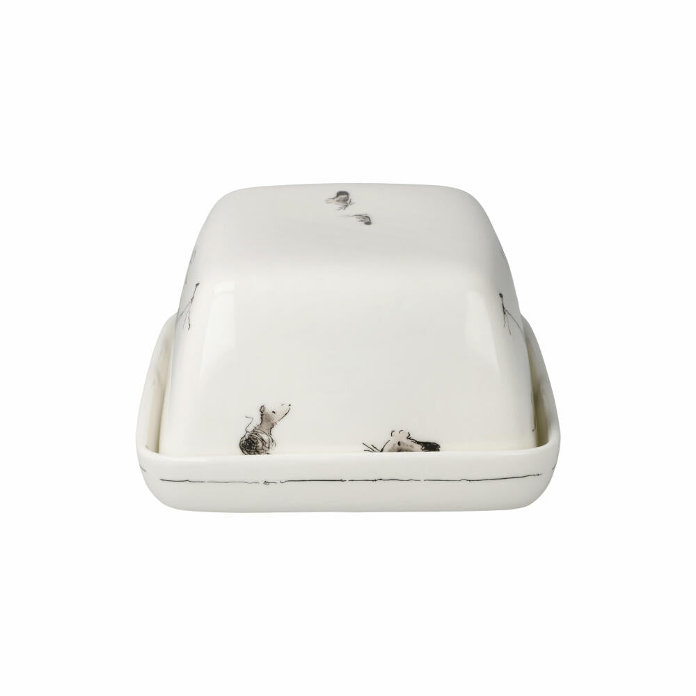 Goebel Dose Mittagspäuschen, Fine Bone China, Bunt, 14 x 11.5 cm, 26500421