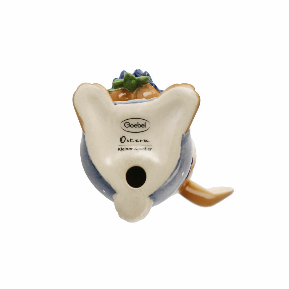 Goebel Figur Hase Kleiner Kavalier, Osterhase, Steingut, Bunt, 12 cm, 66846111