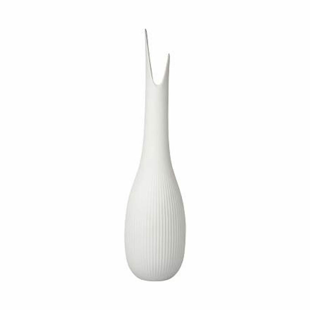 Goebel Vase Studio 8 - Pure Raindrop, flower vase, decorative vase, biscuit porcelain, white / pastel, H 41 cm, 26600071