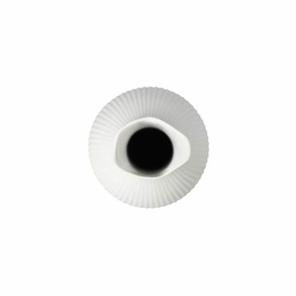 Goebel Vase Studio 8 - Pure Raindrop, flower vase, decorative vase, biscuit porcelain, white / pastel, H 25 cm, 26600081