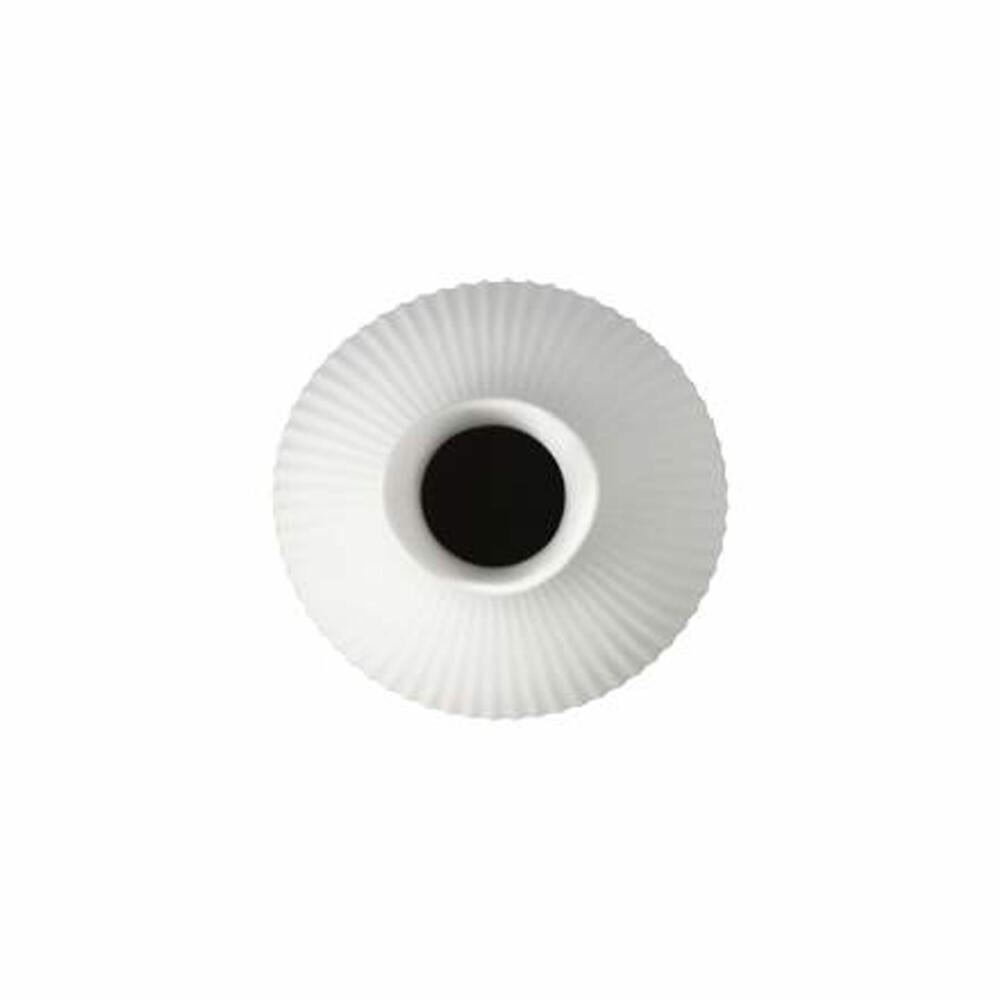 Goebel Vase Studio 8 - Pure Raindrop, flower vase, decorative vase, biscuit porcelain, white / pastel, H 15 cm, 26600091
