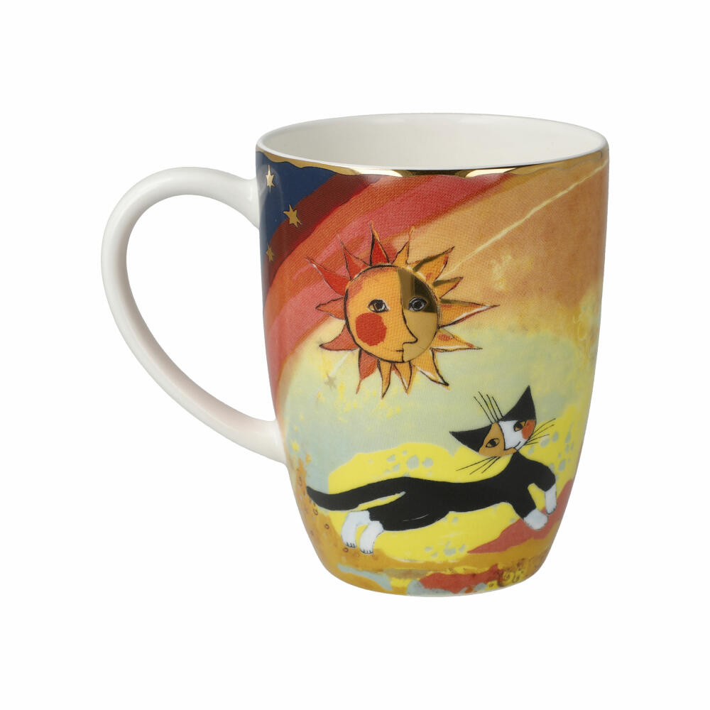 Goebel Künstlertasse Rosina Wachtmeister Gatti in autunno, Fine Bone China, Bunt, 400 ml, 66852931