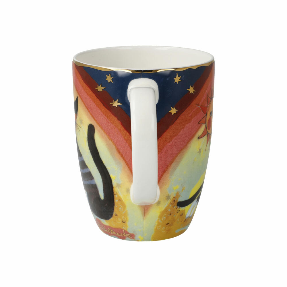 Goebel Künstlertasse Rosina Wachtmeister Gatti in autunno, Fine Bone China, Bunt, 400 ml, 66852931