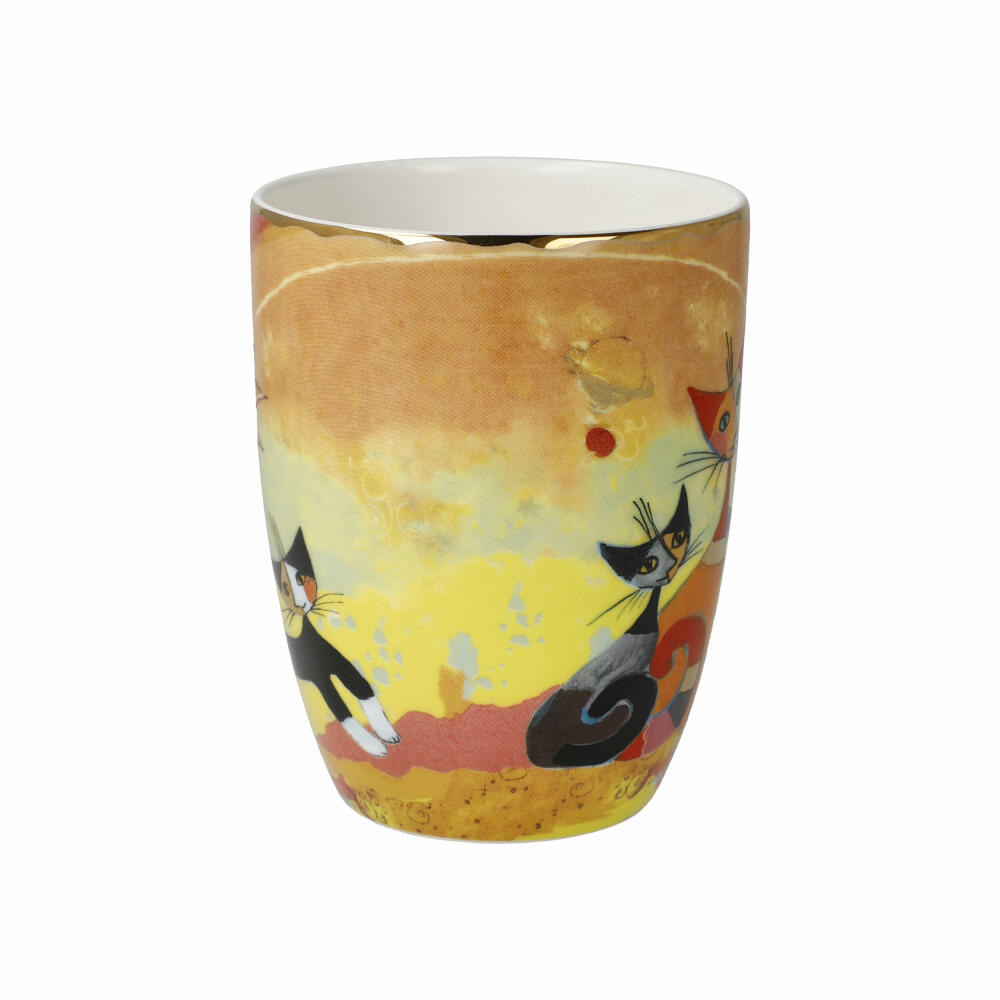 Goebel Künstlertasse Rosina Wachtmeister Gatti in autunno, Fine Bone China, Bunt, 400 ml, 66852931