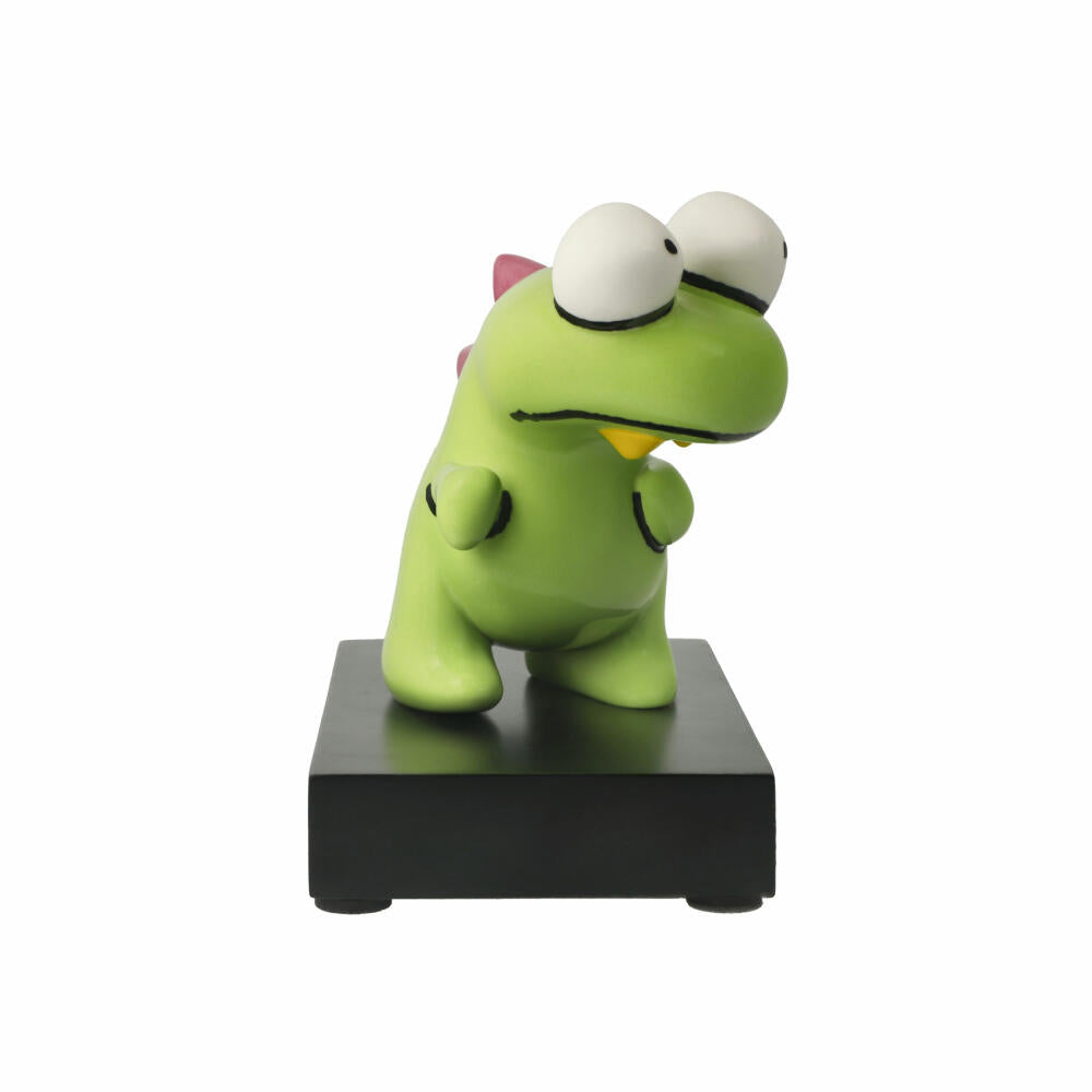 Goebel Figur Ed Heck - Roar, Dinosaurier, Porzellan, Grün, 14 cm, 67200161